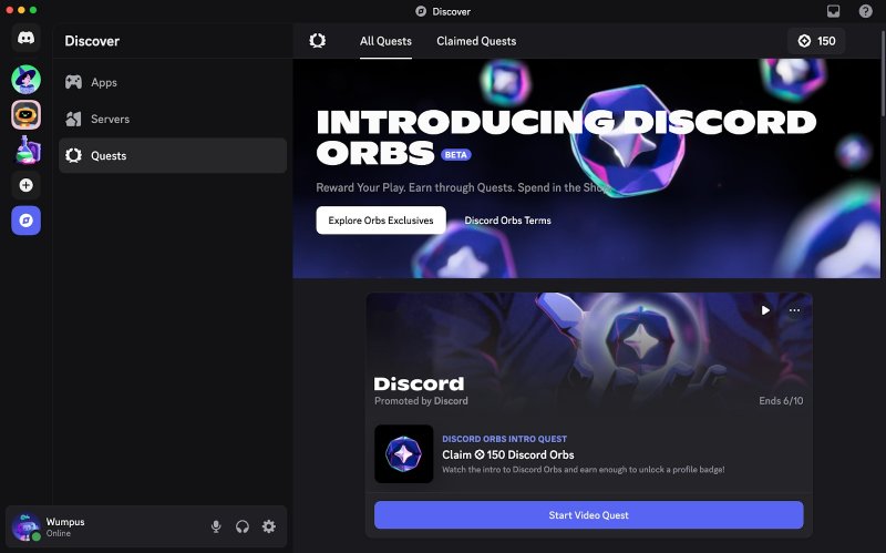La pagina che pubblicizza l'arrivo degli Orbs La pagina che pubblicizza l'arrivo degli Orbs
