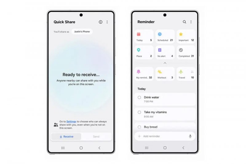 L'interfaccia di One UI 8