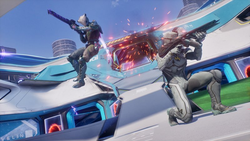 Imparare a dosare il jetpack per mantenere il momento angolare e coprire grandi distanze è una delle skill acquisite giocando che danno più soddisfazione in Splitgate 2 Imparare a dosare il jetpack per mantenere il momento angolare e coprire grandi distanze è una delle skill acquisite giocando che danno più soddisfazione in Splitgate 2