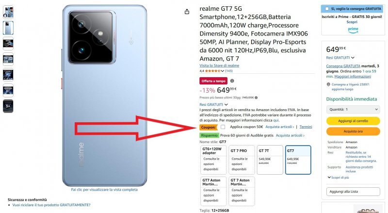 Come attivare il Coupon