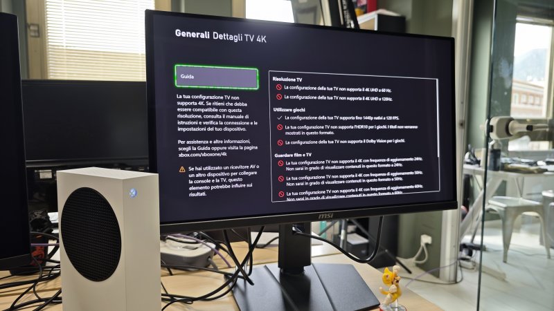 Non siamo riusciti ad abilitare l'HDR del monitor MSI MAG 271QPX QD-OLED E2 su Xbox Non siamo riusciti ad abilitare l'HDR del monitor MSI MAG 271QPX QD-OLED E2 su Xbox