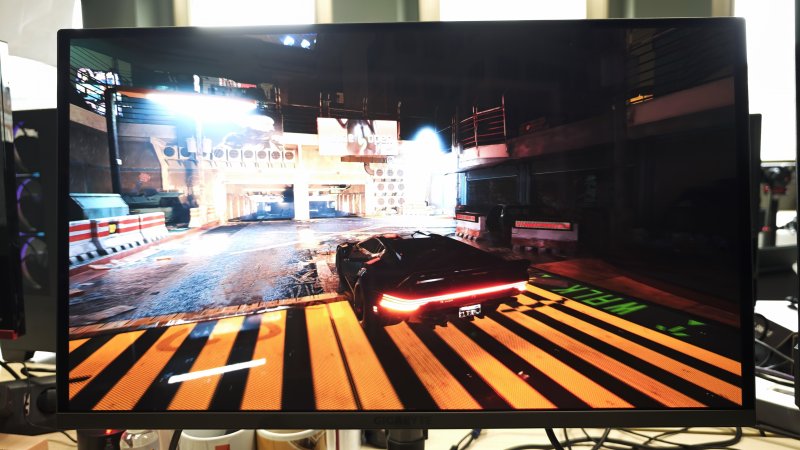 Cyberpunk 2077 sul monitor GIGABYTE MO27Q2