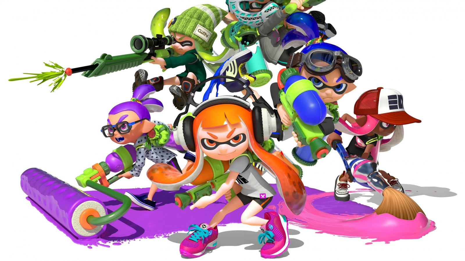 Gli Inkling, i protagonisti di Splatoon
