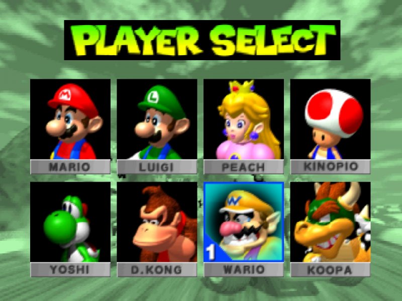 Addio split screen: in Mario Kart 64 l'azione, durante le partite single player, riempie l'intero schermo. E arrivano anche le triplette di oggetti