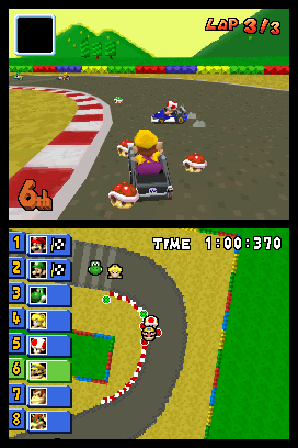 Mario Kart DS mette ordine all'idea dei Retro GP, quelli formati con una selezione dei tracciati degli episodi precedenti