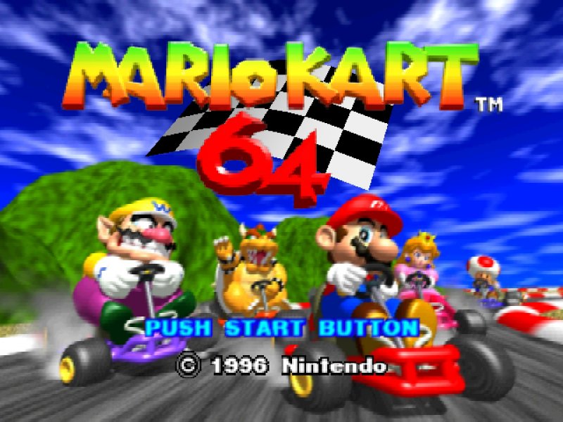 Così si veniva accolti da Mario Kart 64