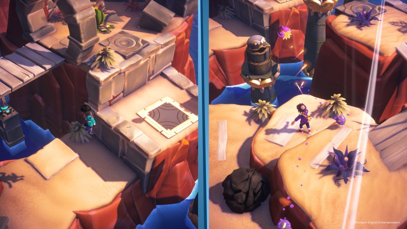 Il classico split screen è uno dei modi più semplici per condividere l'avventura