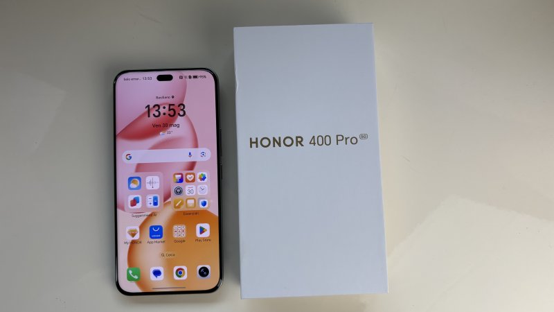 La batteria di Honor 400 Pro è un po' deludente per capacità