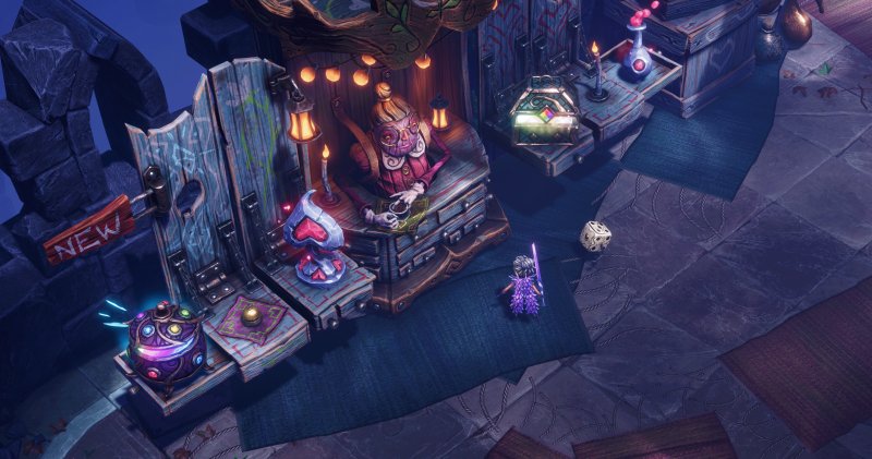 Ogni piano del dungeon ha un piccolo bazar dove è possibile investire i soldi risparmiati