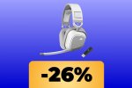 Le cuffie da gaming Corsair HS80 MAX Wireless sono in offerta su Amazon - Notizia