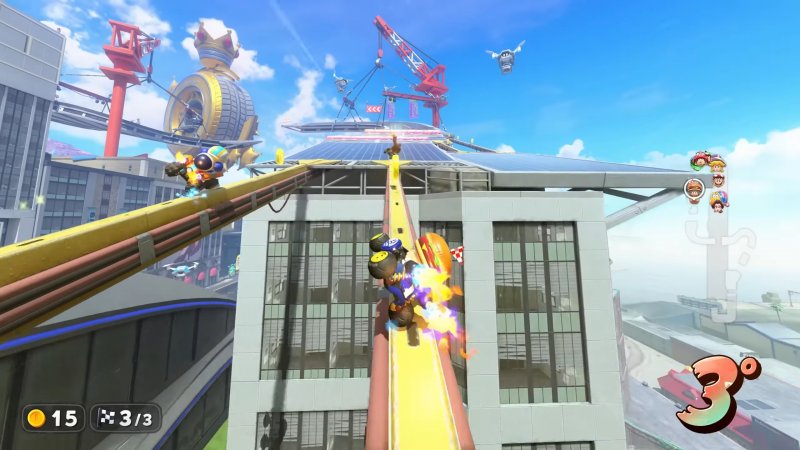 Il nuovo sistema di guida accoglie la meccanica inedita del salto, che cambia completamente l'approccio allo scenario e apre a una pletora d'interazioni con gli elementi del tracciato