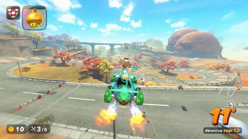 Knockout Tour è una modalità veloce, frenetica ed esaltante, ma il suo vero punto di forza è il mondo in cui riesce a unire sei circuiti consecutivi senza soluzione di continuità, come in un grande rally che procede dritto dall'inizio alla fine