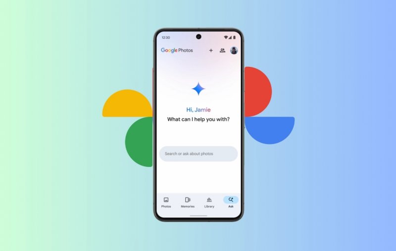 L'interfaccia di Ask Photos L'interfaccia di Ask Photos