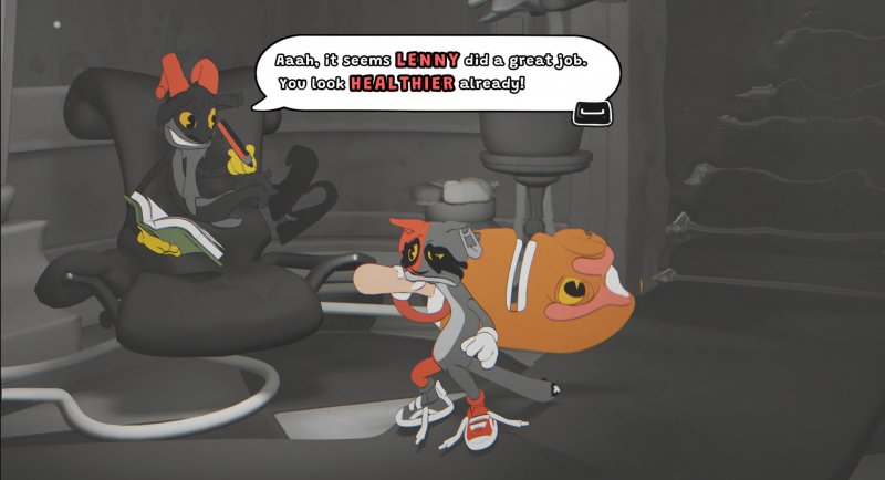 Il Dr. Bubz è il classico caprone satanico che sembra volerti aiutare...