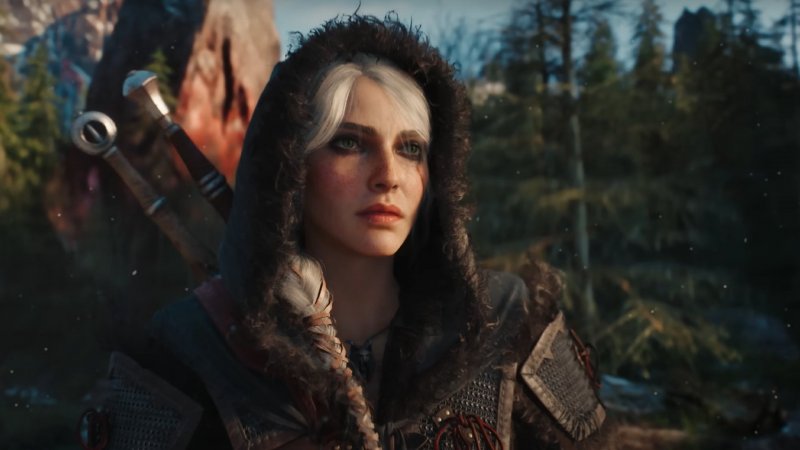 Ciri alla fine della tech demo di The Witcher 4