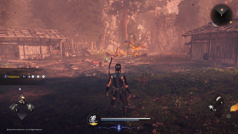 Samurai e ninja convivono nel nostro personaggio, ma hanno due equipaggiamenti distinti