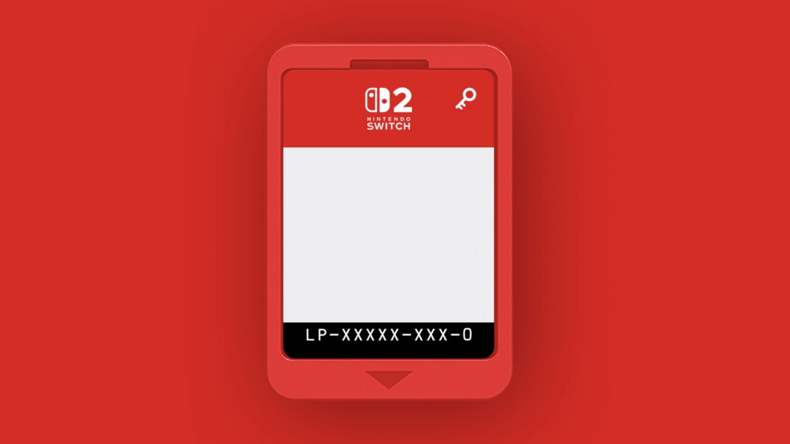 Una cartuccia di Nitnendo Switch 2 di tipo Game-Key