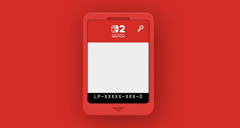 Una Game-Key Card della Nintendo Switch 2
