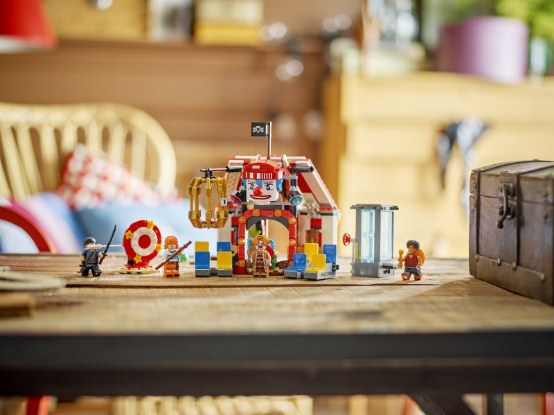 Il set del circo di Bagy il Clown Il set del circo di Bagy il Clown