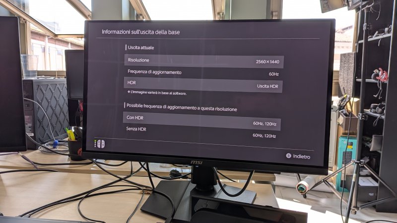 Le opzioni di visualizzazione di Nintendo Switch 2 sul monitor MSI MAG 271QPX QD-OLED E2 Le opzioni di visualizzazione di Nintendo Switch 2 sul monitor MSI MAG 271QPX QD-OLED E2