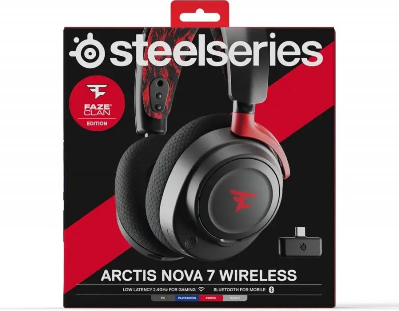 Le cuffie SteelSeries Arctis Nova 7 e la confezione