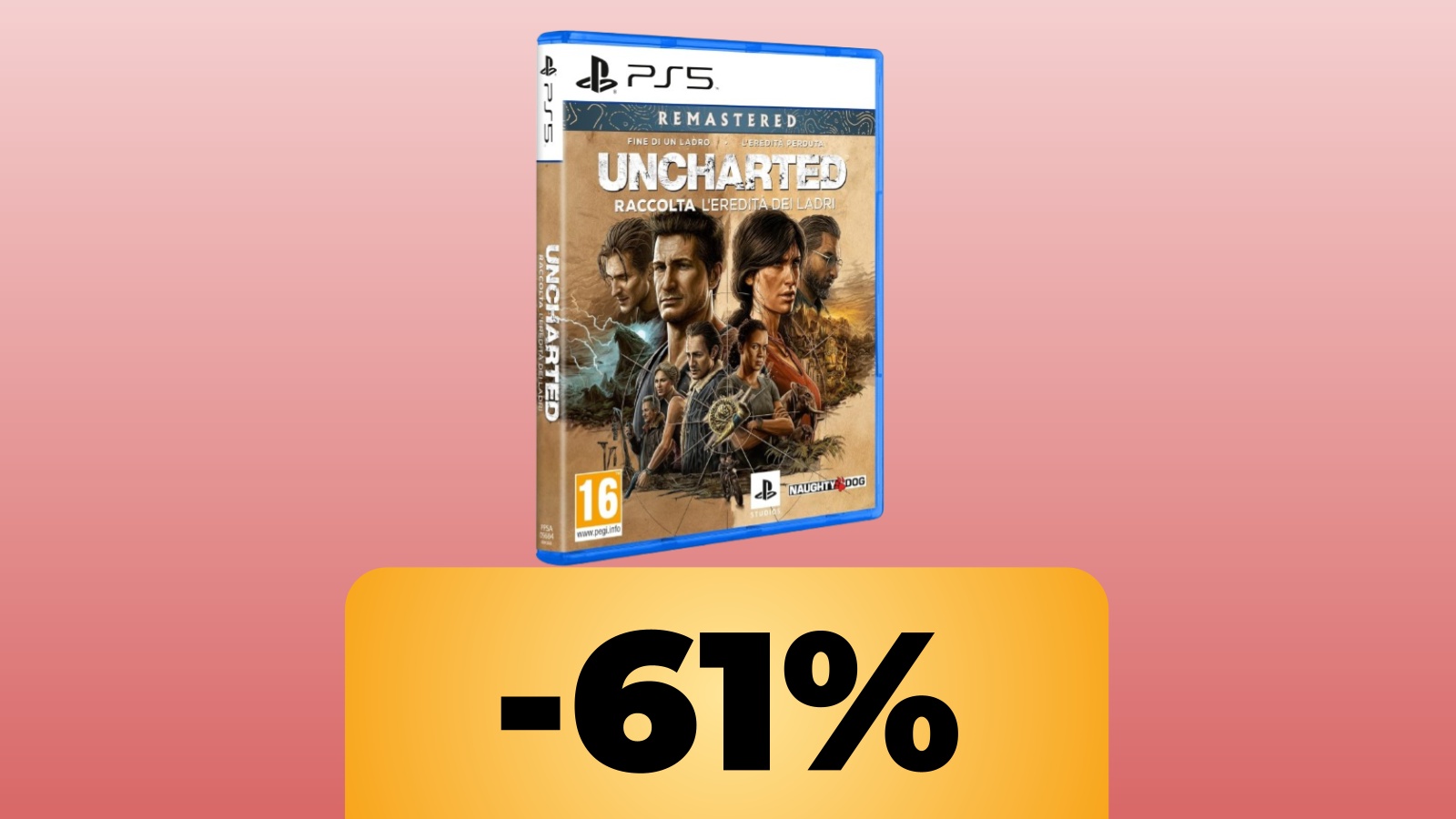 Uncharted: Raccolta L'eredità dei Ladri in sconto