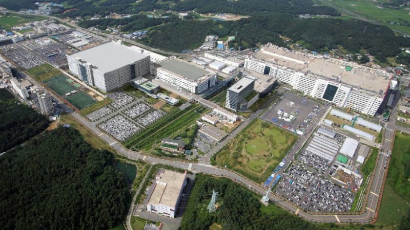 Lo stabilimento di LG Display a Paju, Corea del Sud