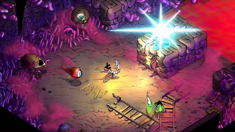 La struttura del gioco è quella del metroidvania isometrico
