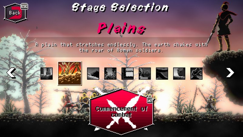 Ogni livello ha un'ambientazione e dei nemici differenti