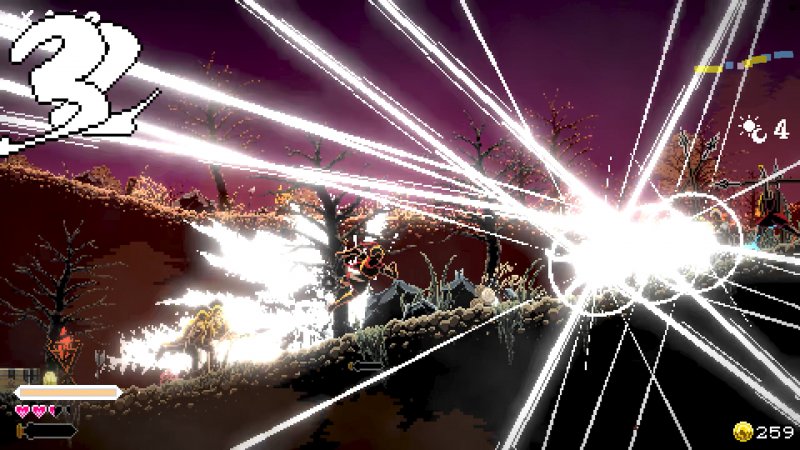 Nelle fasi avanzate, lo schermo si riempie di luci e di stimoli visivi di ogni tipo