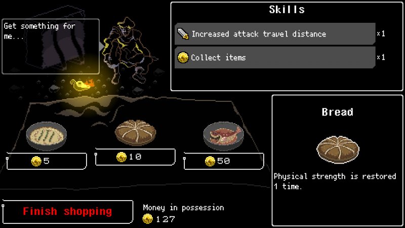 I potenziamenti del mercante alla fine di ogni ondata sono fondamentali per arrivare lontani