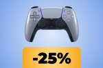 DualSense Sterling Silver per PS5, PC e mobile è in sconto su Amazon per i Days of Play di Sony - Notizia