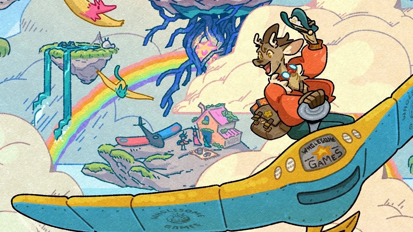 Un'illustrazione di copertina del Wholesome Direct 2025