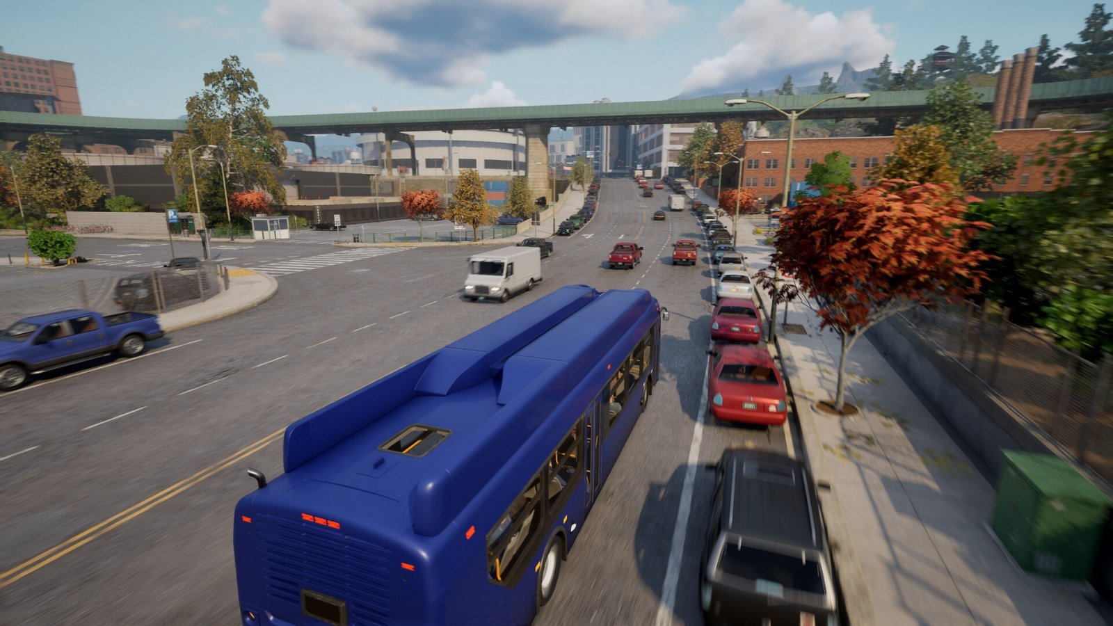 Una strada di Bus Bound