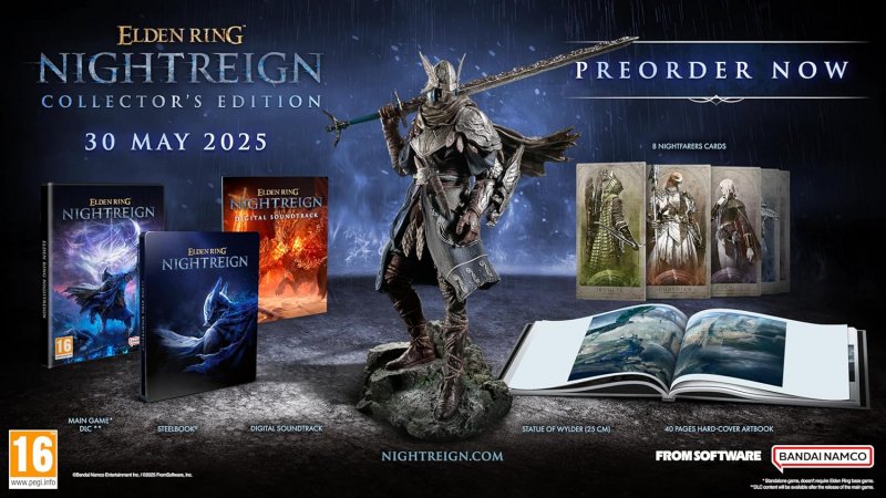 I contenuti della Collector's Edition di Elden Ring Nightreign