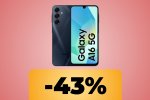 Galaxy A16: l'entry level di Samsung del 2025 è scontatissimo su Amazon, lo paghi ancora meno - Notizia