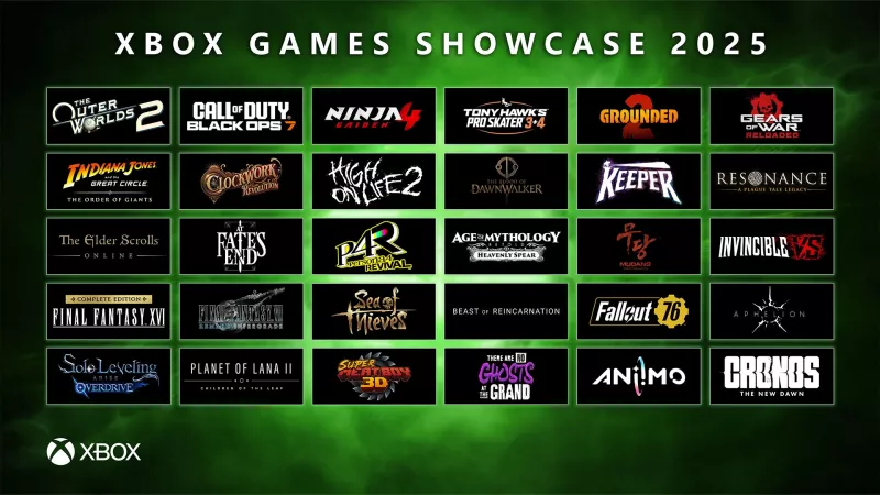 Tutti i giochi annunciati all'Xbox Games Showcase 2025 Tutti i giochi annunciati all'Xbox Games Showcase 2025