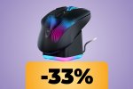 Il mouse Turtle Beach Kone XP Air con base di ricarica è in sconto su Amazon al prezzo minimo storico - Notizia
