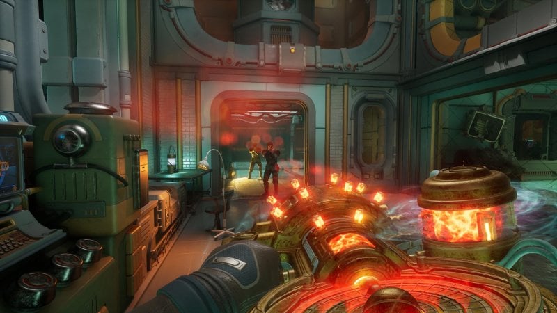 Il combattimento è generalmente migliorato, ma nel prologo ci siamo fatti strada tra i nemici con una normale pistola laser. Il gioco offre gingilli nettamente più gustosi Il combattimento è generalmente migliorato, ma nel prologo ci siamo fatti strada tra i nemici con una normale pistola laser. Il gioco offre gingilli nettamente più gustosi