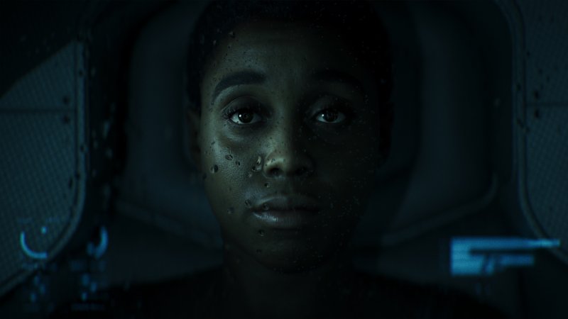 Il personaggio di Brianna Young, mentre si prepara per il suo lungo viaggio sulla Cassiopea