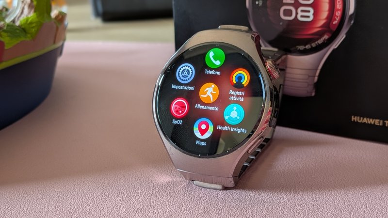 Il menu della applicazioni di Huawei Watch 5