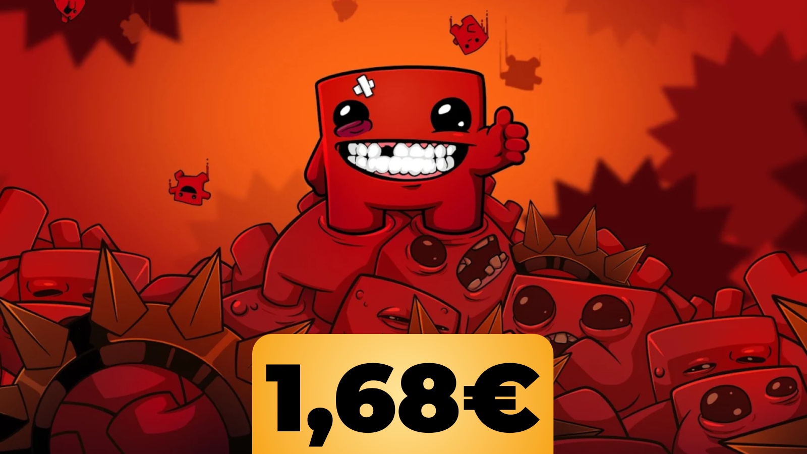 Super Meat Boy Forever e il prezzo 1,68€