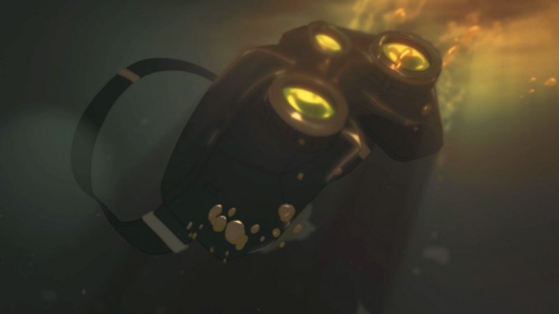 Il tipico visore di Sam Fisher nella serie animata