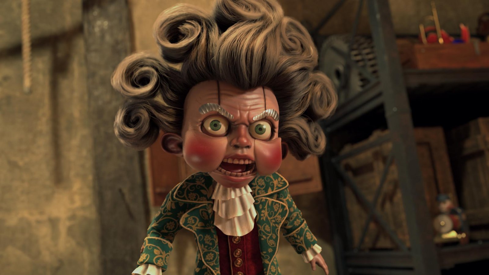 Duke Pomphrey, la bambola incazzata, uno degli strani personaggi di Clockwork Revolution