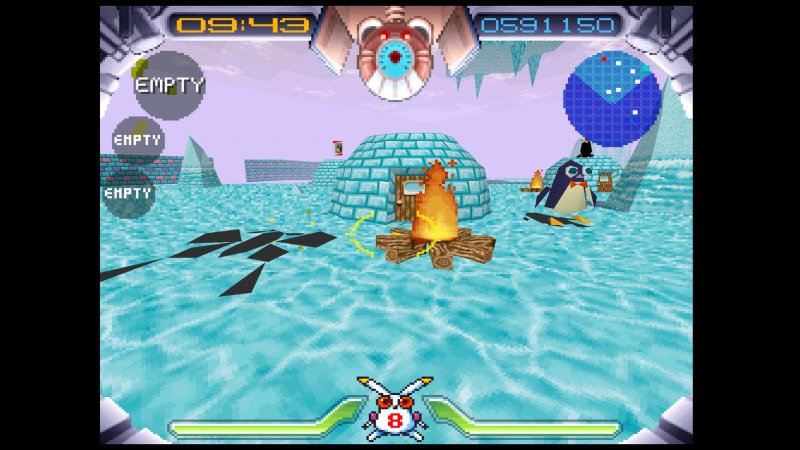 Uno screenshot di Jumping Flash