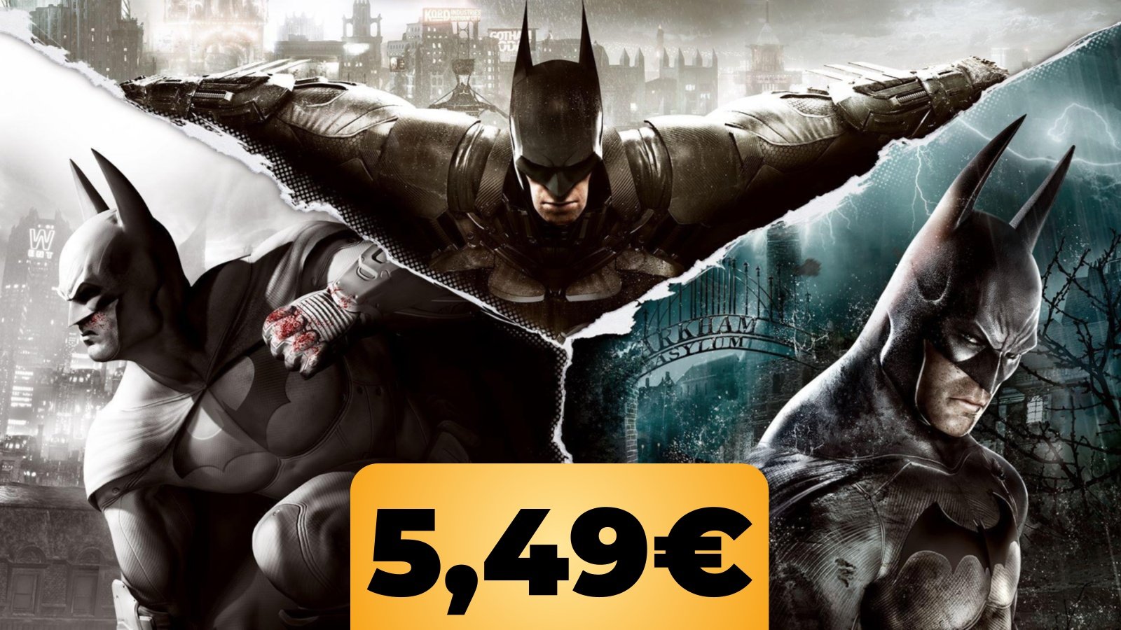 Batman: Arkham Collection e il prezzo di 5,49€