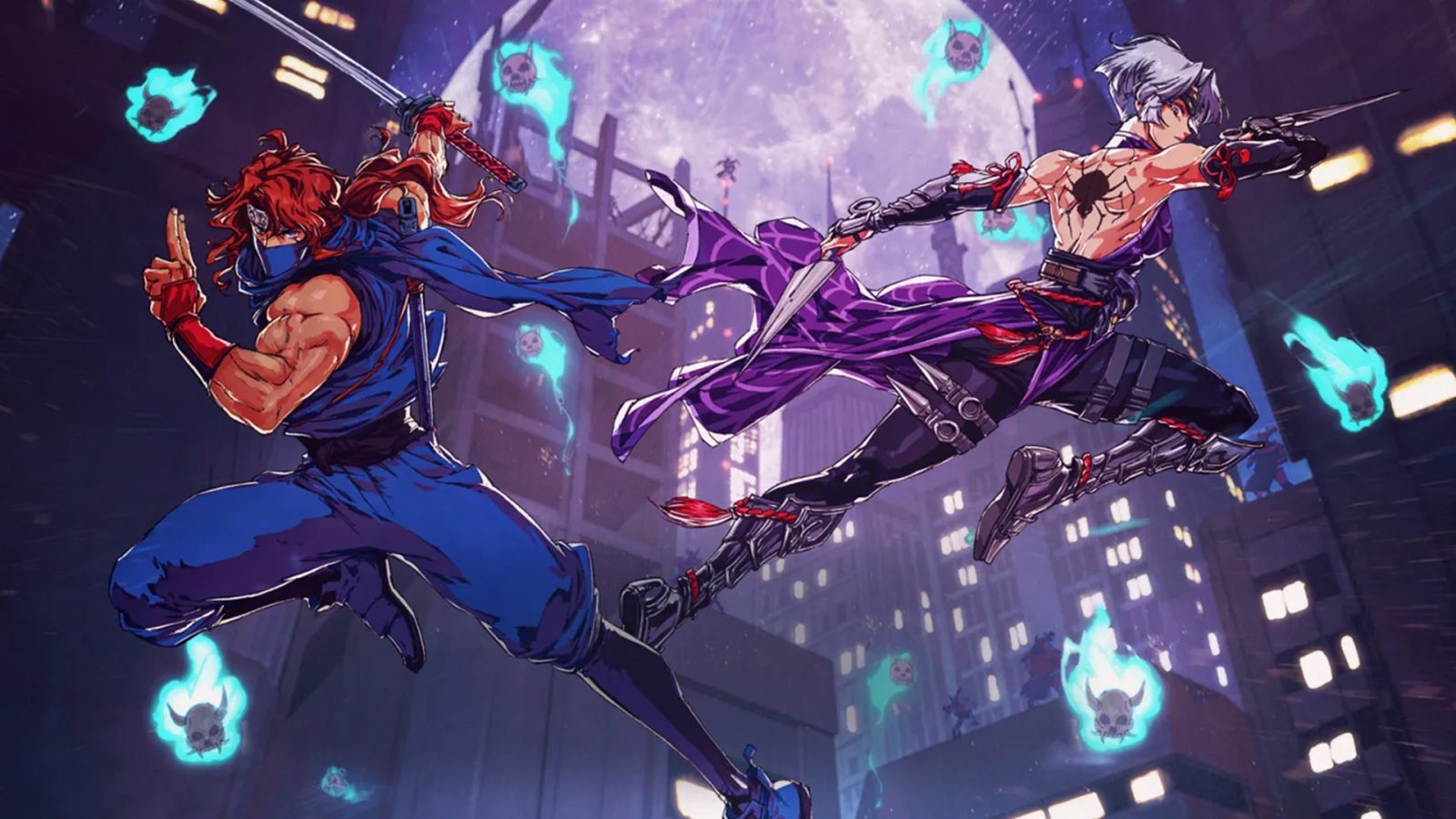 Kenji e Kumori, i protagonisti di Ninja Gaiden: Ragebound