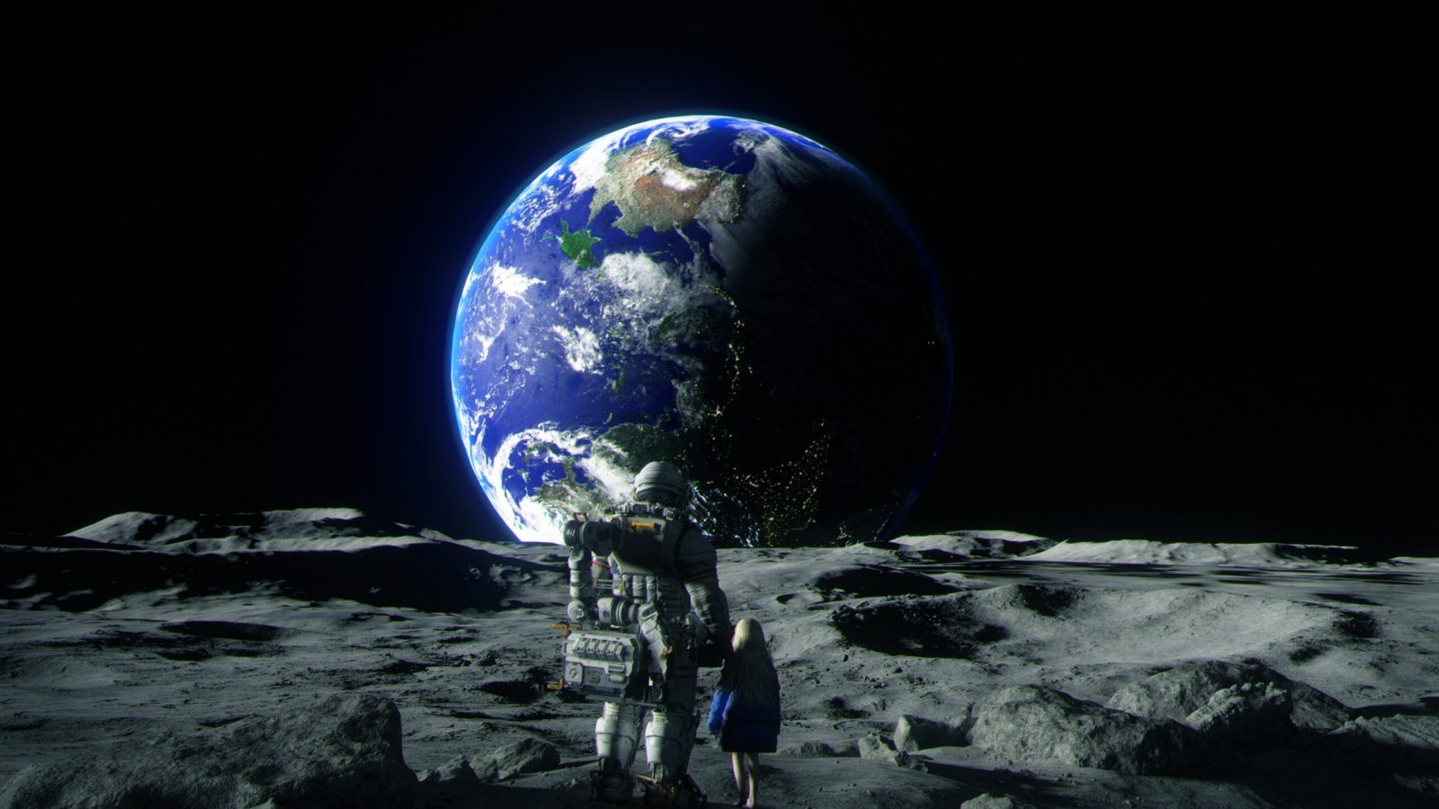 La key art di Pragmata
