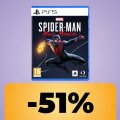 Spider-Man Miles Morales in super sconto su Amazon: prezzo più che dimezzato