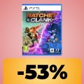 Ratchet & Clank: Rift Apart oggi è scontatissimo su Amazon, (quasi) minimo storico